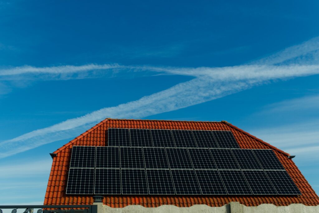 zonnepanelen polykristalijn op dak