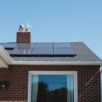 house in the netherlands with solar panels on roof
